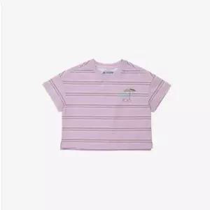 [셀러허브]뉴발란스키즈 EXCLUSIVE_여아 스트라이프 반팔티 NK9EGB203G_(88)Lavender (S50397047)