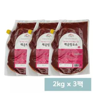 매운탕소스 2kg x 3봉 - 고추명가