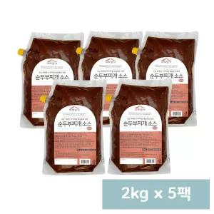 순두부찌개소스 2kg x 5봉 - 고추명가