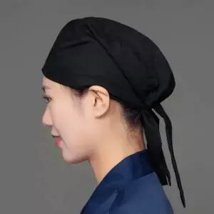 주방 용품 면 작업 모자 일본식 조절 가능한 카페 내구성 패션 웨이트리스 호텔