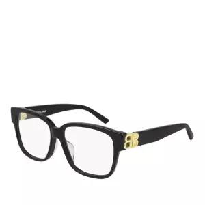 BB 로고 빈티지 D-프레임 안경테 BB0104O 001 BLACK GOLD TRANSPAREN 56