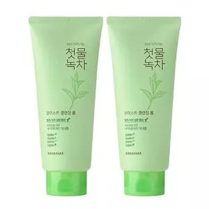 과일나라 첫물녹차 모이스트 클렌징폼 180ml 2개 
