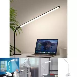 (78cm 블랙) 플렉시블 LED 집게 스탠드/집게형/조명/탁상용/독서등/책상/책상등/스탠드등/스텐드/라이트