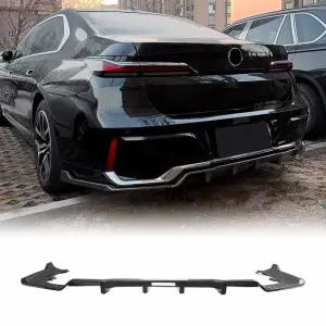 BMW 7 시리즈 i7 G70 G73 M 스포츠 2023-2026 리어 범퍼 디퓨저 카본