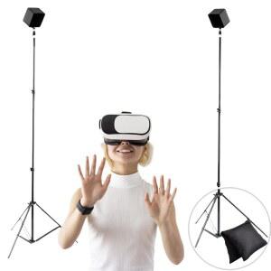 스카이윈 VR 삼각대 스탠드 기지국 마운트(스탠드 2개) 스팀 VR 기지국 2.0 오큘러스 트 컨스텔레이션(블랙)과 호환 가능