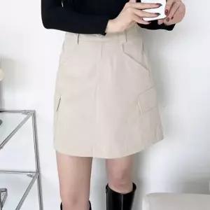 캐주얼 카고 속바지 내장형 미니스커트 이 벨트