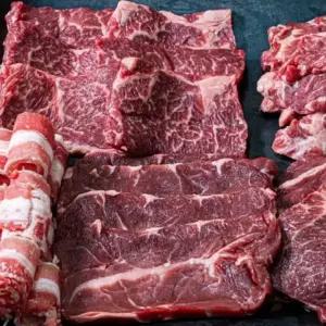 살치 갈비 부채 등심 우삼겹 세트 1.2kg 소고기 모듬
