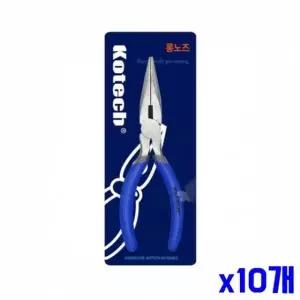 [RIZPICK]롱노즈플라이어 롱노우즈 공구용품 스냅링 프라이어 플라 10개 130mm