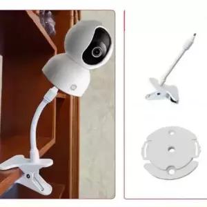 펀칭 없음 Xiaomi Mijia 카메라베이스 모니터 카메라 홀더 용 휴대용 클립 마운트 웹캠 스탠드 홈 유연한