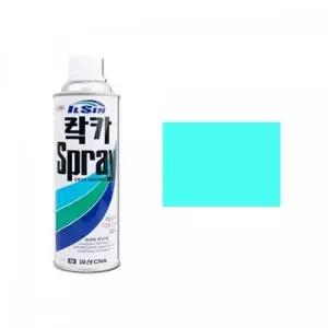 [RIZPICK]스프레이 연청색 페인트 락카 뿌리는 락카스프레이 도색 소모품