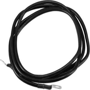 파르투토 개 3/8인치 러그 7피트 케이블 길이 범용 배터리 인버터 자동차 6AWG 게이지 내구성 순수 구리