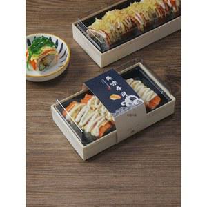 초밥 도시락 접시 F235 평평한 정사각 용기 후토마끼 받침 오마카세 포장 50