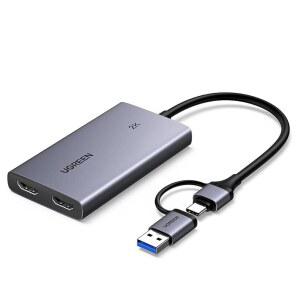 4K 30Hz HDMI 캡처 카드, 풀 HD 2K 30FPS, 1080P 60FPS, HDMI에서 USB 3 0 루프 아웃 비디오 스트리밍 게임을 위한 저지연 기능, 스위치 2 / /PC /Mac과 호환 가능