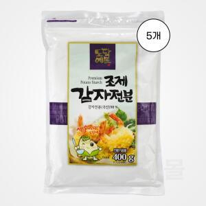 [초야식품] 도담예본 조제 감자전분 400g, 5개