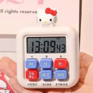 나라 스톱워치 산리오 디지털 스톱워치 헬로키티