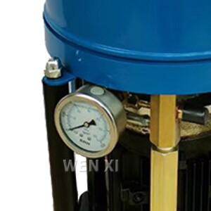 25L 25-40MPA 공압식 그리스 건 펌프 가스 압력계 포함 회전식 오일링 헤드 기계식 주입용