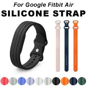 Google Fitbit Air 고무 팔찌 밴드 손목 Correa 교체 액세서리 용 실리콘 루프 스포츠 시계 스트랩