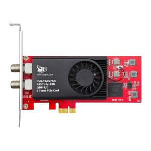PC IPTV 서버용 TBS 6209se DVB-T2 / C2 T ISDB-T C ATSC1 0 옥타 PCIe 디지털 TV 튜너 카드