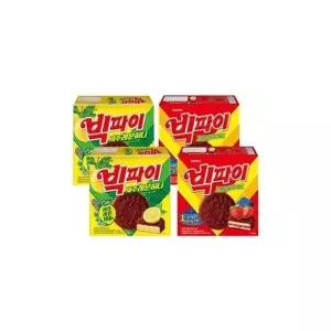 크라운 빅파이 324g (딸기 2개+제주레몬허니 2개)