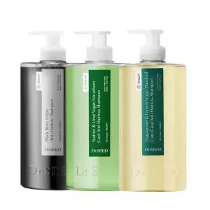 닥터시드 비건 탈모 샴푸 블랙빈 티트리 페퍼민트 비듬 지성 쿨 1000ml 모음 3개 선택 MNS