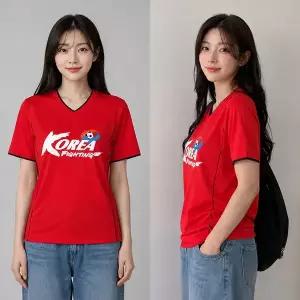 순수국산/월드컵 응원티셔츠/남녀공용/붉은악마/ 2026월드컵/축구티셔츠/축구응원티/반팔티/코리아/응원용품