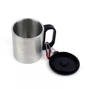( )이중등산컵 200ml 캠핑스텐컵 스테인리스컵 스텐리스컵