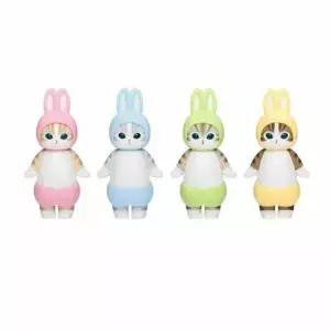 ( )토끼냥피규어 8.3cm 핑크 미니어처소품 책상피규어 토끼피규어