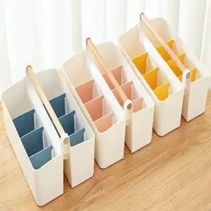 수납정리함 뜨개실보관함바구니 미니칸막이수납함