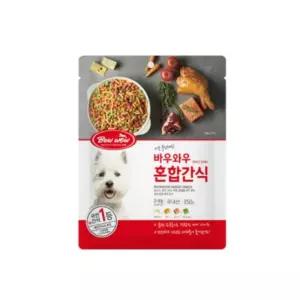 바우와우 혼합 강아지 간식 350g 5개 반려견 종합 훈련 칭찬 먹이