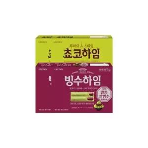 [기타] 크라운 빙수하임 284g 2개+ 두바이스타일 쵸코하임 284g 2개