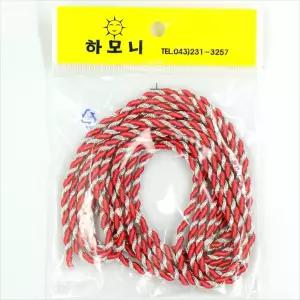 학교 액자 소품 꾸미기 재료 은꽈배기줄 빨강 3개 교구 체험교실 미술활동 어린이집