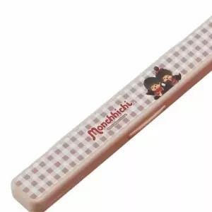 ( )몬치치 젓가락세트 18cm 젓가락케이스 캠핑수저 도시락젓가락