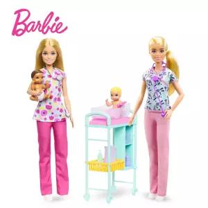 [BARBIE] 바비인형 소아과 의사 간호사 플레이 세트