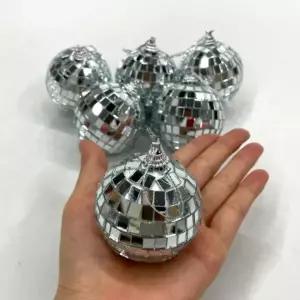 [룽스66]트리장식 크리스마스오너먼트 미러볼 6cm 6P
