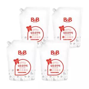 비앤비 섬유유연제 베르가못향 1500ml 4개