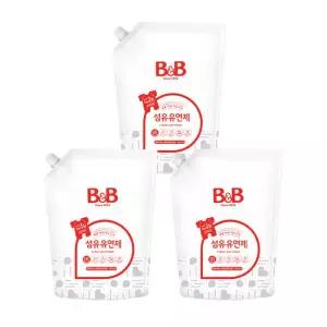 비앤비 섬유유연제 베르가못향 1500ml 3개