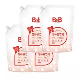시그니쳐 비앤비 유연제 자스민향 리필형1500ml 4개