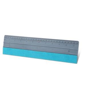 펠트 스퀴지, 30.5CM(12인치) 비닐 스퀴지 도구 포장용 필름(그레이) 스무딩 1개, 윈도우 스케일 틴트 벽지 자동차 창문 범용 눈금자, 30CM