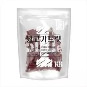 [반려] 강아지 육포 간식 닭고기 트릿 1kg 1P 영양 져키 스낵 반려견치킨트릿