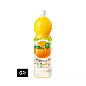 웅진 자연은 오렌지 1.5L x 6개