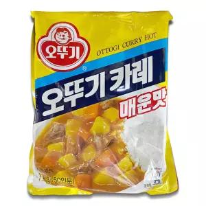 오뚜기 카레 매운맛 1Kg 식사 일식 즉석요리 정식 외식 회식