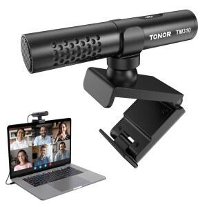 TONOR 노트북용 USB 회의 마이크, 음소거 플러그 케이블, /78인치 윈도우용 가능한 스카이프용 맥OS 줌 200CM 및 마이크로포노, LED 플레이, TM310 컴퓨터 조절 PC 버튼 표시등이 있는