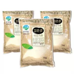 산과들 검은콩 미숫가루 식사대용 선식 1kg 3개