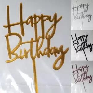 [룽스66]때 케익 툭 HappyBirthday글자토퍼-2- 4가지
