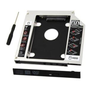 범용 SATA 하드 드라이브 캐디 어댑터 트레이 레노버 소니 ASUS DELL MSI 씽크패드 게이트웨이 삼성 ACER 노트북용 인클로저