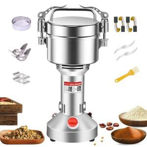 커피 / 옥수수 후추 허브 밀 쌀에 적합한 350G 그레인 그라인더 1500W 전기 향신료 고속 스테인리스 스틸 제분소