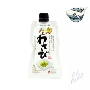 생와사비 고추냉이 튜브형 회 초밥 사시미 소스 75g 간장