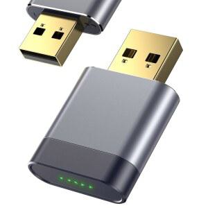 및 Android Auto용 FlyJunct 무선 카플레이 어댑터(미니 및 2026년 신형), 유선 무선, 간편한 설정, 3s 자동 연결, 블루투스 및 Wi-Fi 5GHz, OEM 유선 카플레이 자동차 2016용+