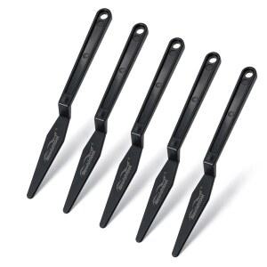 NEWISHTOOL 창문 틴트 도구, 긴 손잡이와 블랙 5개, 있는 립이 코너 설치용 스퀴지 플랫 틴팅 필름