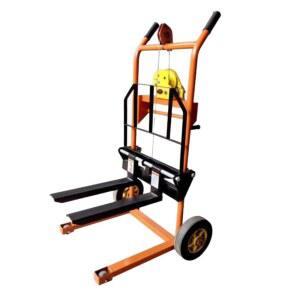 소형유압리프트 미니지게차 운반기 수동 대차 적재 1T) 260KG 포크 직륜 운반 지게차